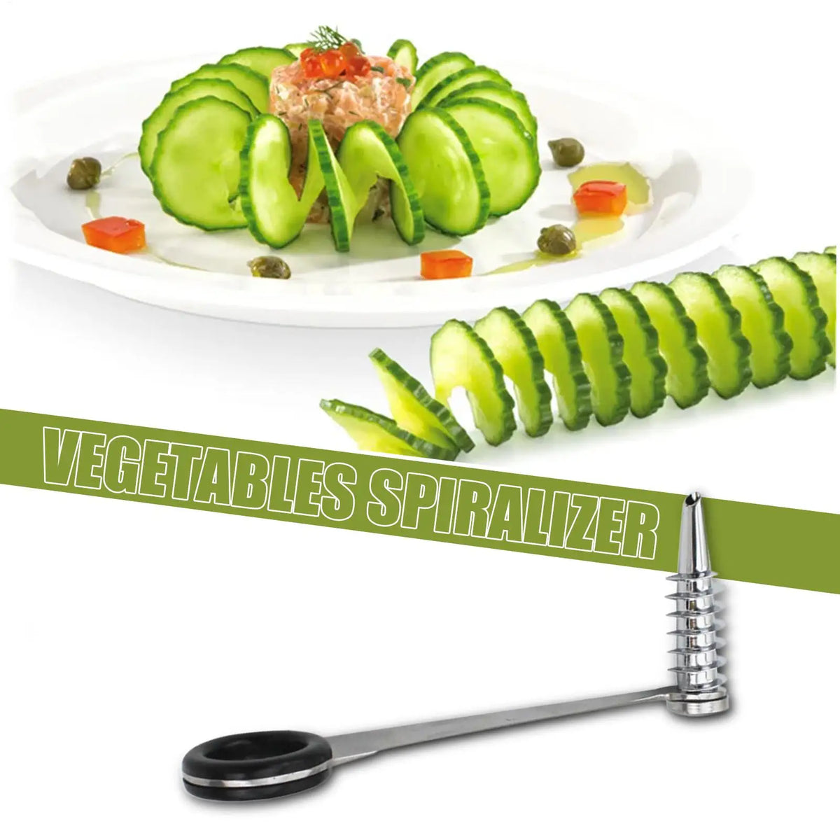Spiral Slicer Blade Cucumber Carrot Potato Vegetable Spiral