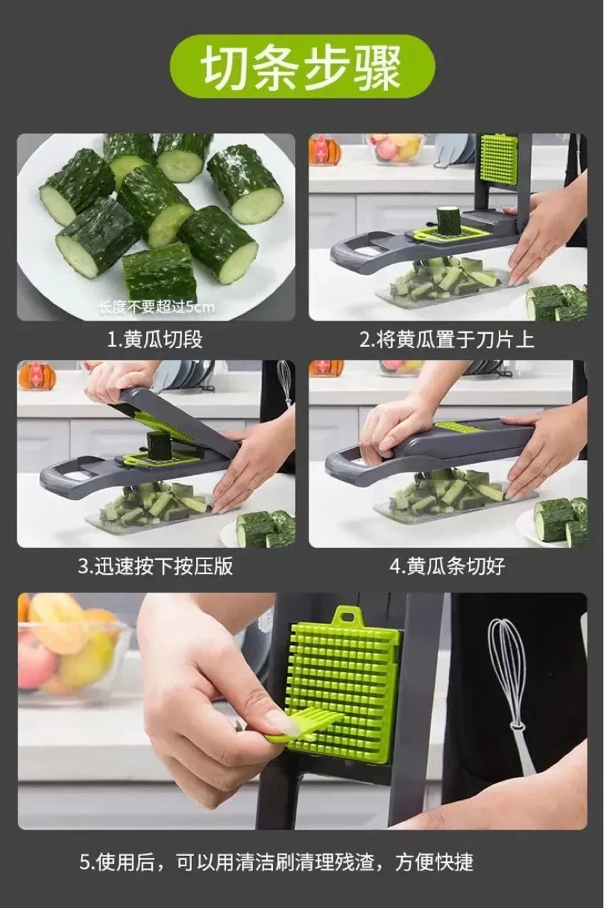 Vegetable Slicer Shredder Practical Potato Carrot Grater Fruit