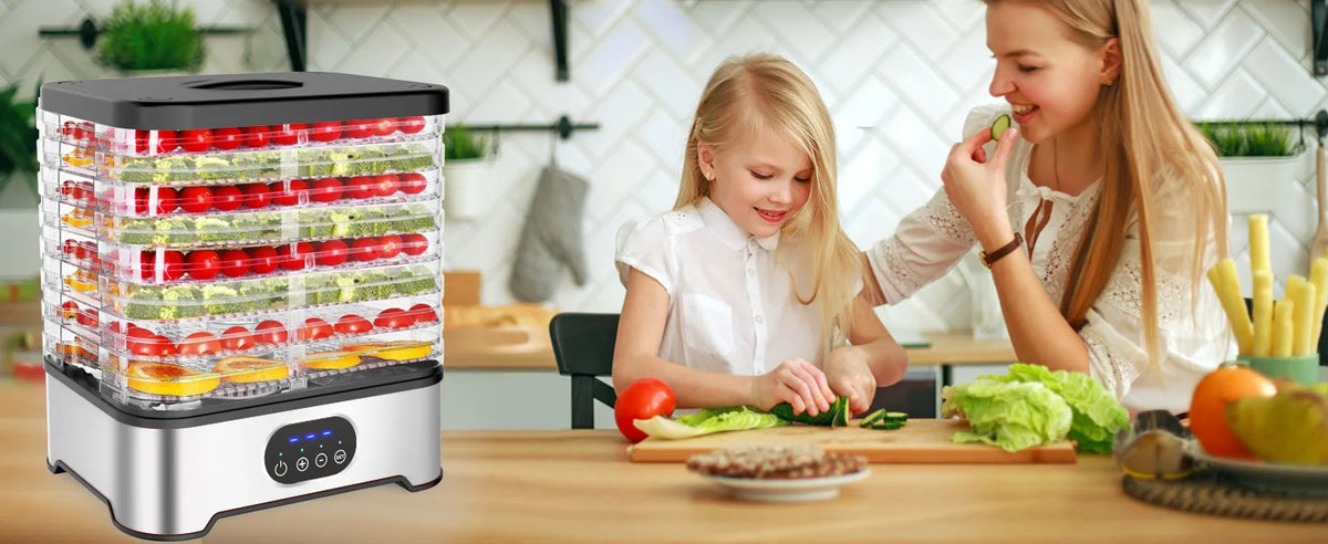 Cross-Border Food Dehydrator 8-Layer Large-Capacity Smart Food