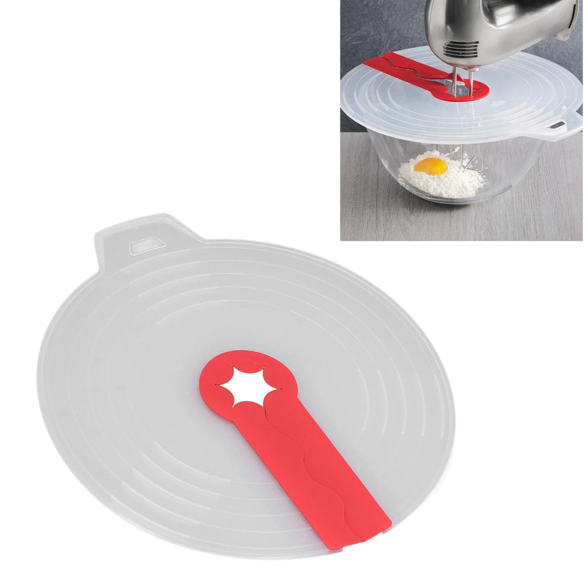 Mixing Bowl Splatter Guard Pp Silicone Mixer Splatter