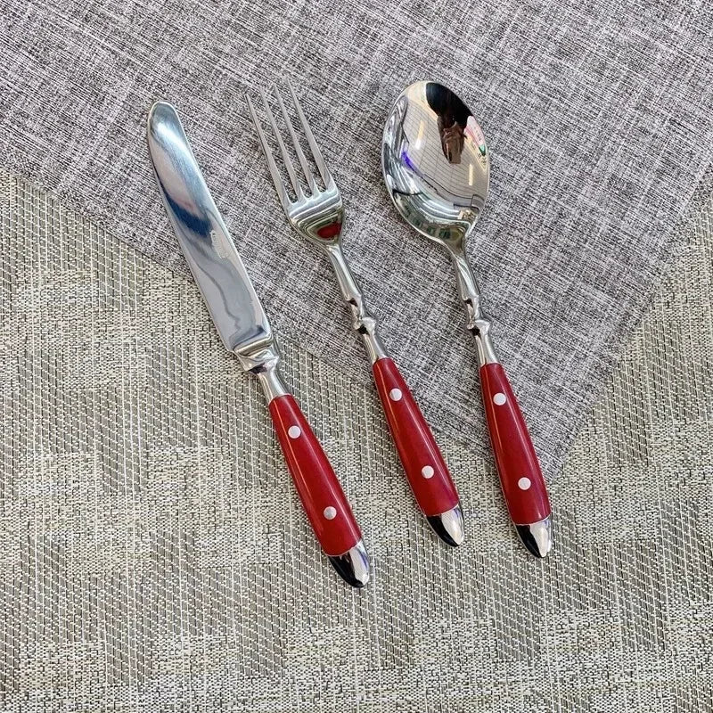 3pcs/5pcs Cutlery Stainless Steel Utensils Sets Fork Spoons