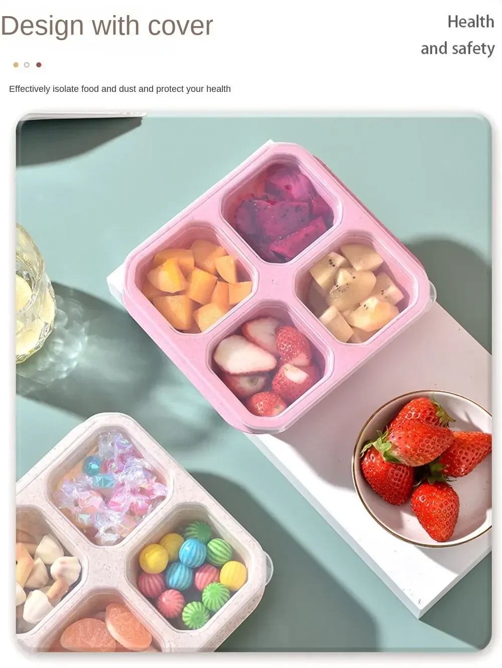 Grid Snack Containers Reusable Meal Prep Lunch Containers