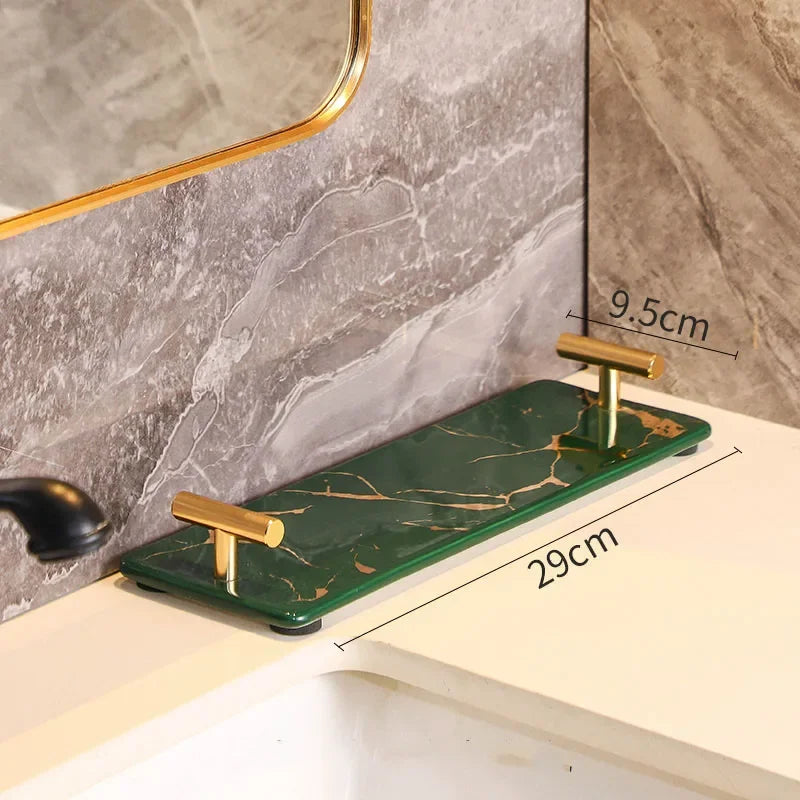 Creative Marble Texture Ceramic Toothbrush Cup Bathroom Soap