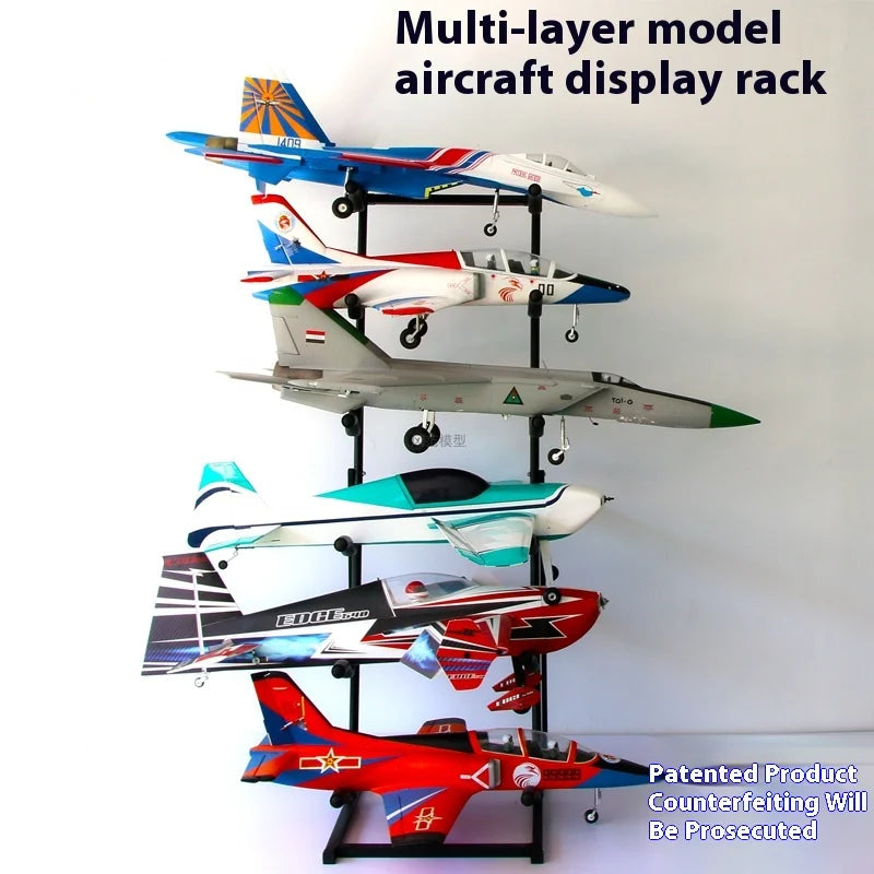 Adjustable Model Aircraft Stand Multi-Layer Storage Rack Indoor