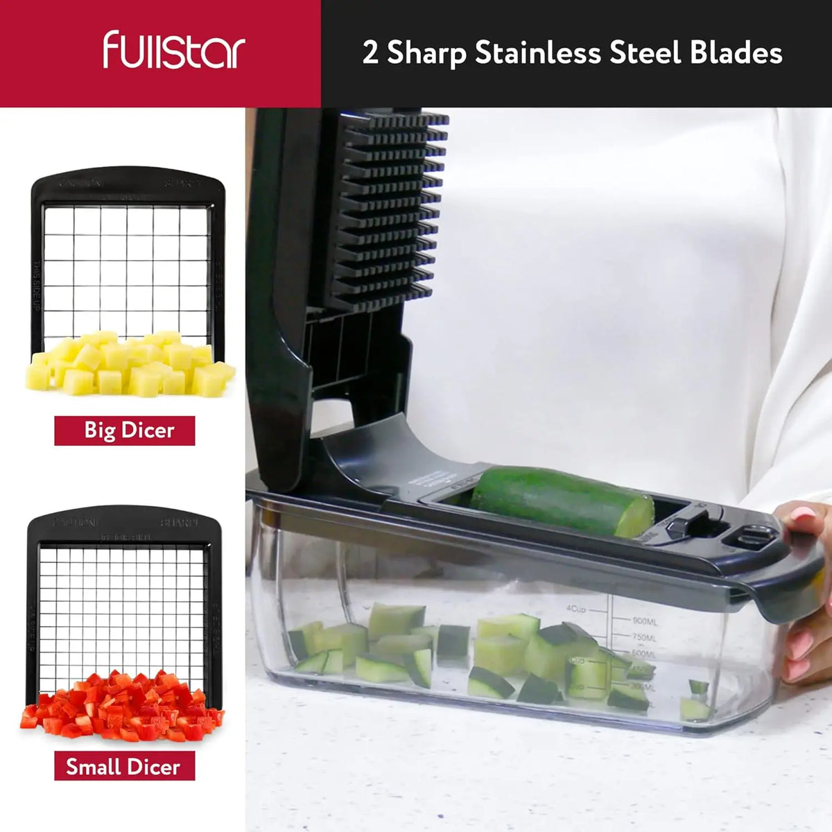 Vegetable Chopper - Food Chopper - Spiral Cutter