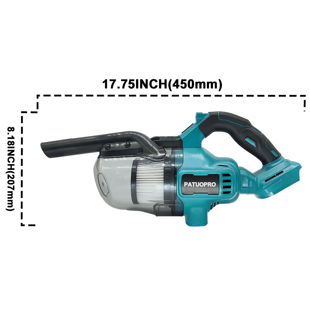 Cordless Handheld Electric Vacuum Cleaner Makita 18v Battery