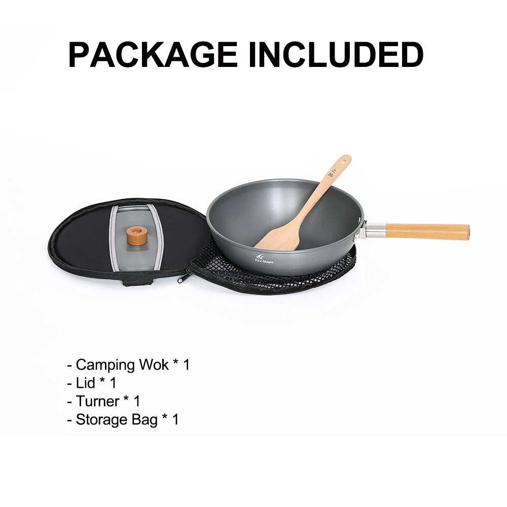 Fire-Maple Camping Wok Lightweight Frying Pan Stew Pot