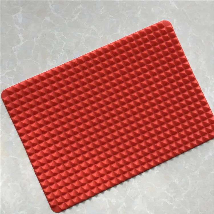 Silicone Bbq Pizza Mat Pyramid Microwave Oven Baking