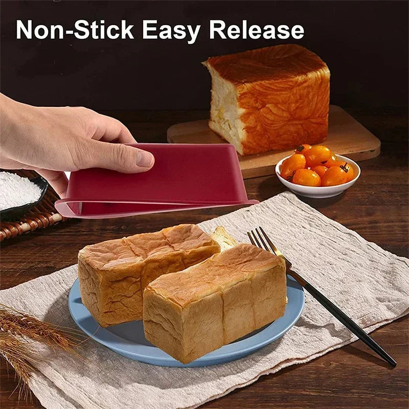 Silicone Baking Molds Nonstick Rectangle Cake Pans Mini