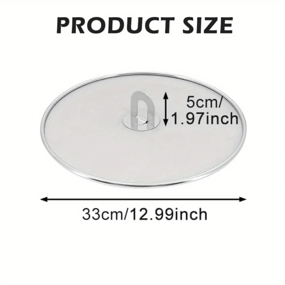 1/3pcs Splatter Screen Frying Pan Cooking Stainless Steels