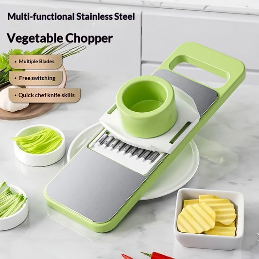 Vegetable Slicer Cutter Chopper Grater Potato Slicer Shredder