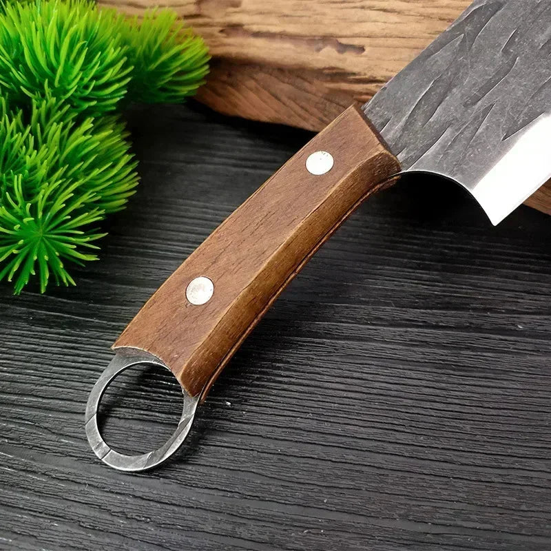 Handmade Forged Chinese Cleaver Knife Ultra Sharp Slicing