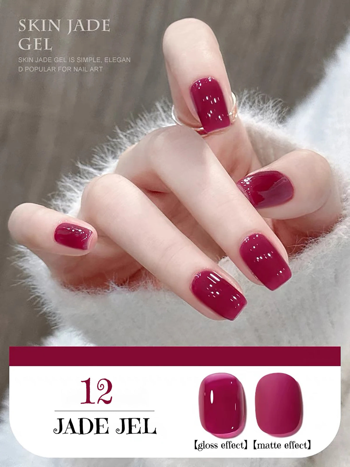1-30pcs Zh Ice Transparent Nude Gel Nail Polish