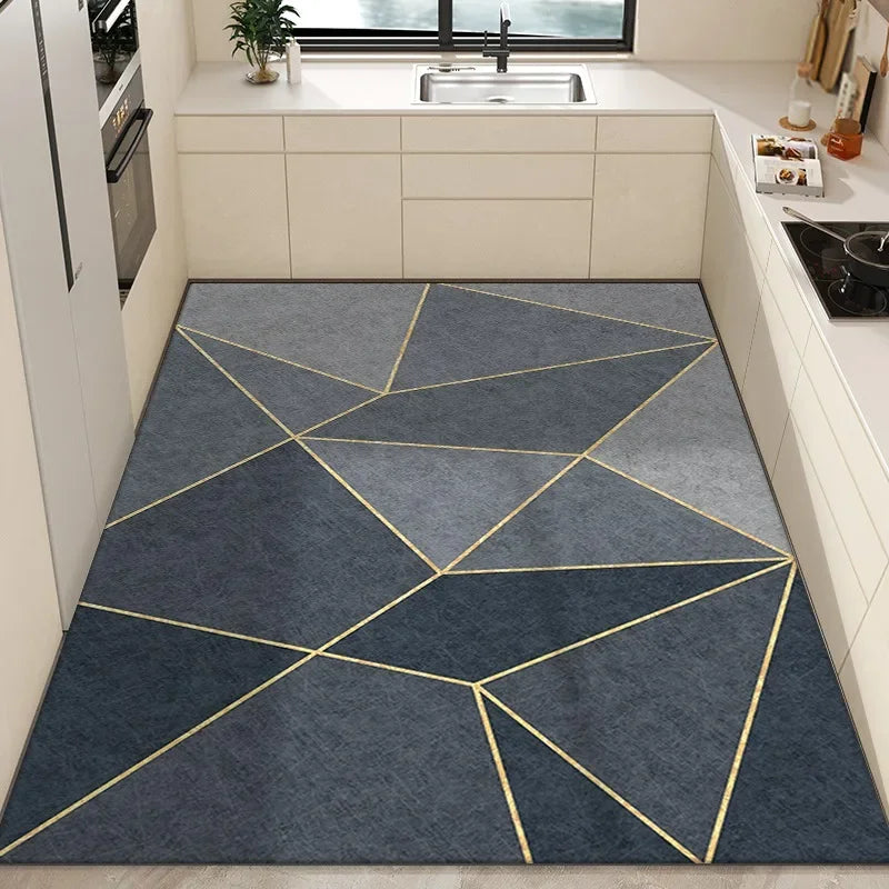 Checkerboard Pvc Anti-Slip Oil-Proof Floor Mat Leather Balcony