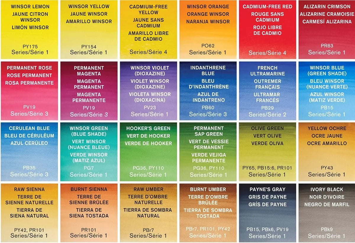 Winsor & Newton Professional Water Colour Lightweight Metal