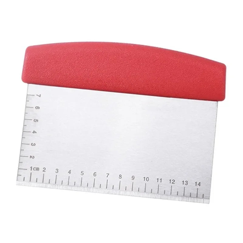 Stainless Steel Dough Scraper Chopper Silicone Handle Versatile