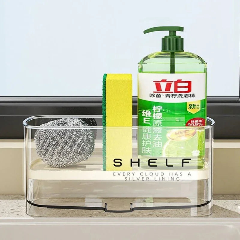Organizer Sink Cleaning Storage Rack Drain Rack Sponge