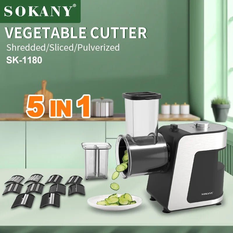 Sokany1180 Vegetable Cutter Slicer Shredder Carrot Potato