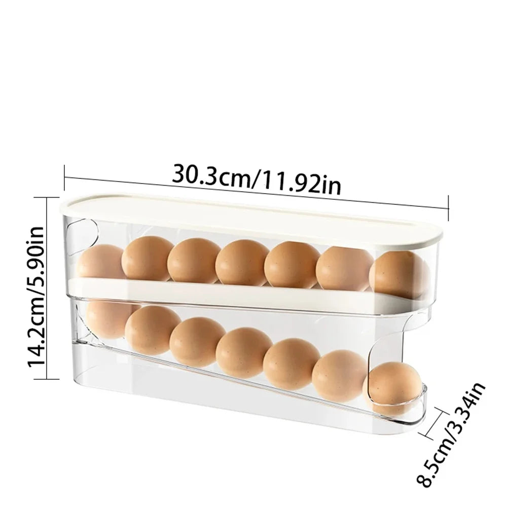 1pc Slide Type Egg Carton Double Automatic Egg