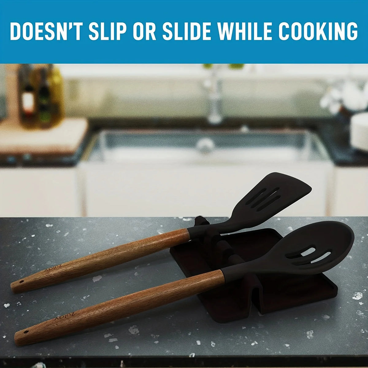 Silicone Kitchenware Rack Tableware Drying Mat Spoon Chopsticks