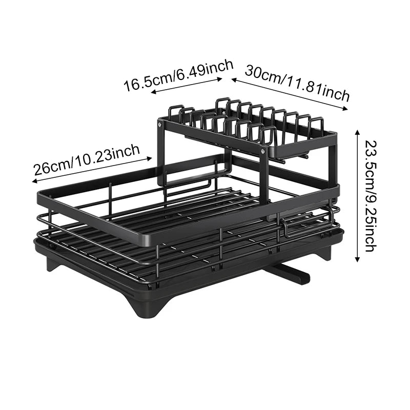 Dish Drying Rack Counter - Large Dish Rack