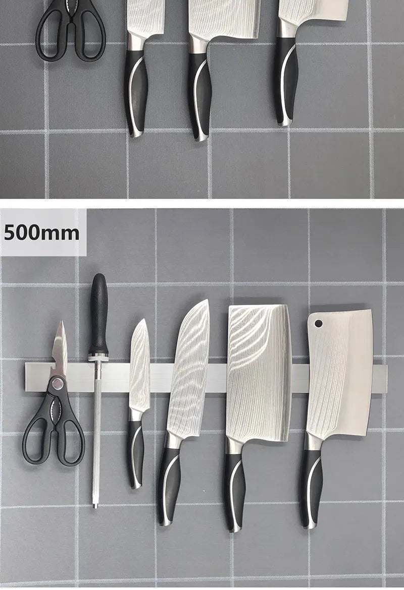 Self Adhesive Power Magnetic Knife Holder Wall Mount
