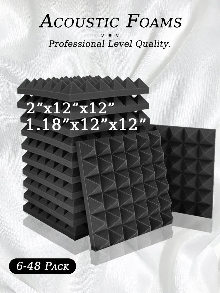 Touo Studio Acoustic Foam Panel 6/12/24/48 Soundproof Foam