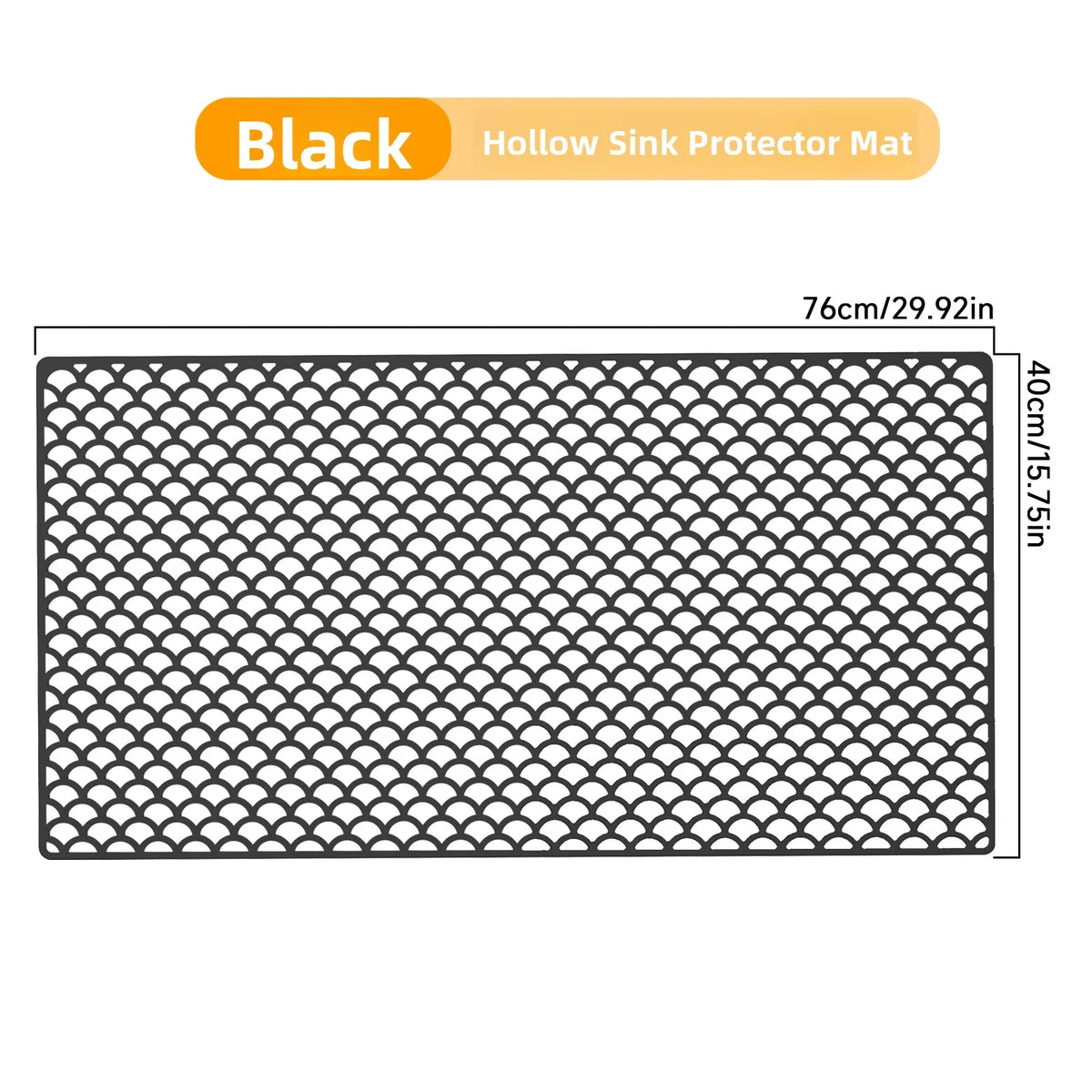 Sink Silicone Mat Anti-Scratch Honeycomb Pad Dishwashing Basin