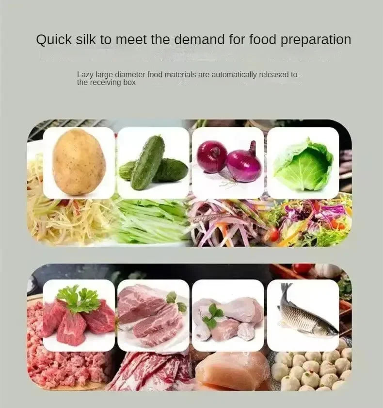 Vegetable Cutter Commercial High Power Family Party Automatic