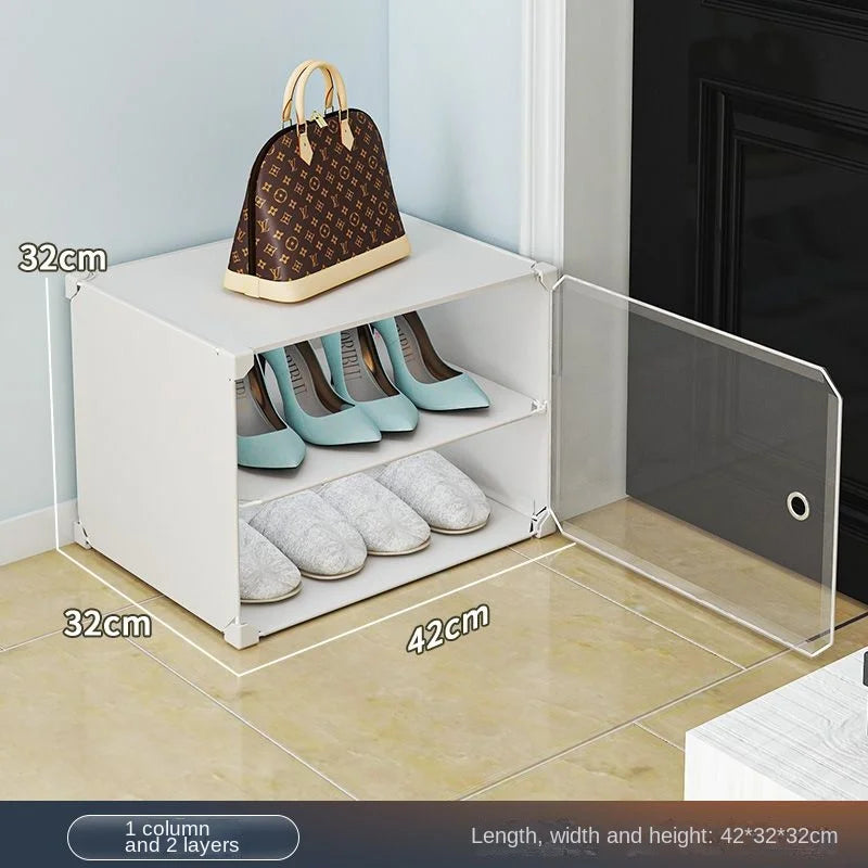 Small-Scale Foldable Cabinets Living Room Multilayer Large Space