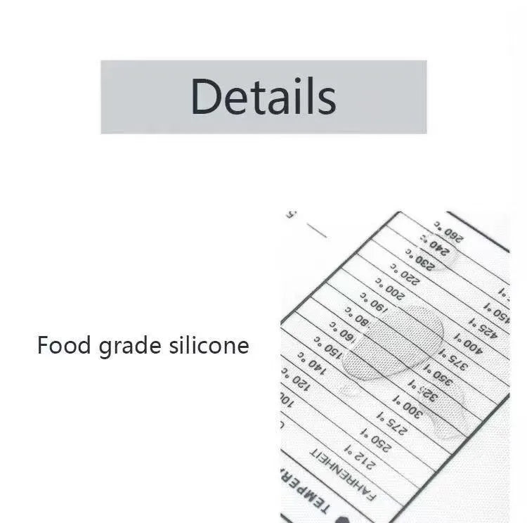 Black Silicone Baking Mat Kneading Pad Dough Mat