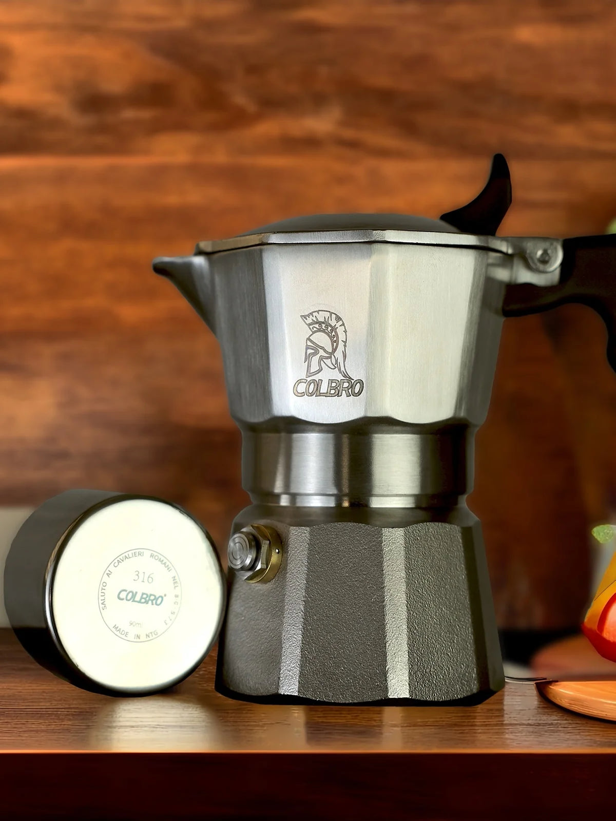 Colbro Moka Pot Stainless Steel Double Valve Triple