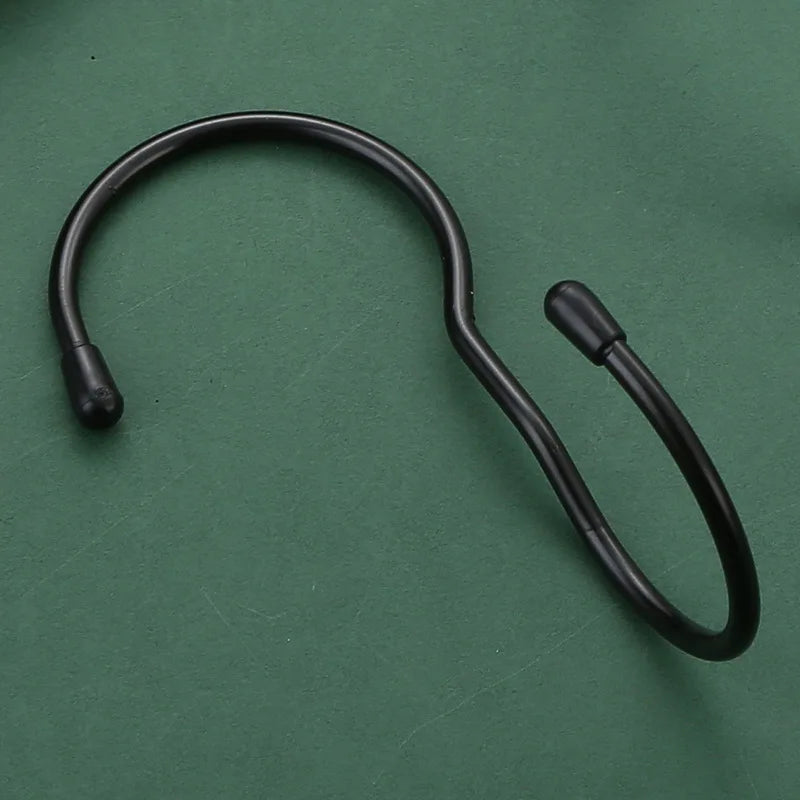 Shape Hooks Closet Hanging Twist Design Metal Bags