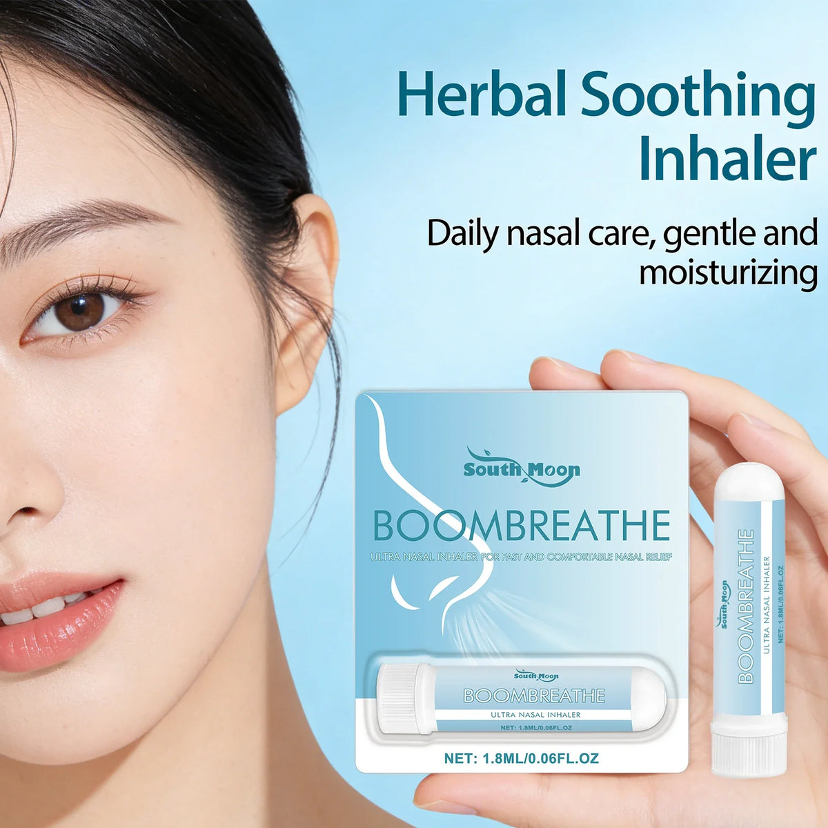 Herbal Soothing Inhaler Cleaning Nasal Improve Discomfort Gentle