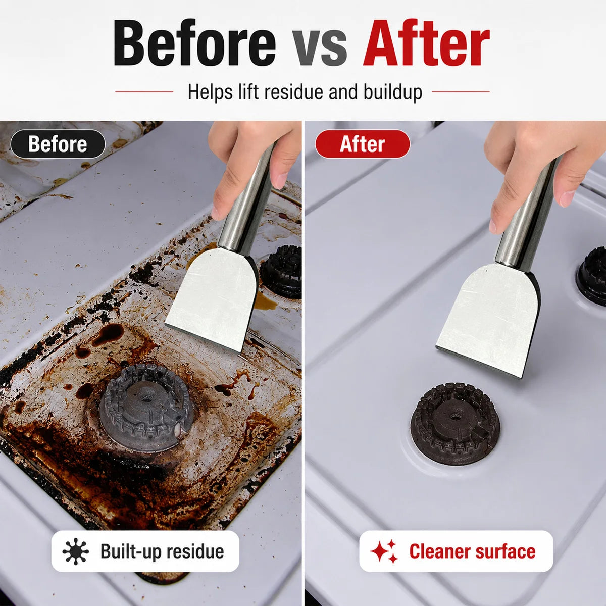 Pinmoap Metal Cleaning Scraper Small Shovel Stainless Steel
