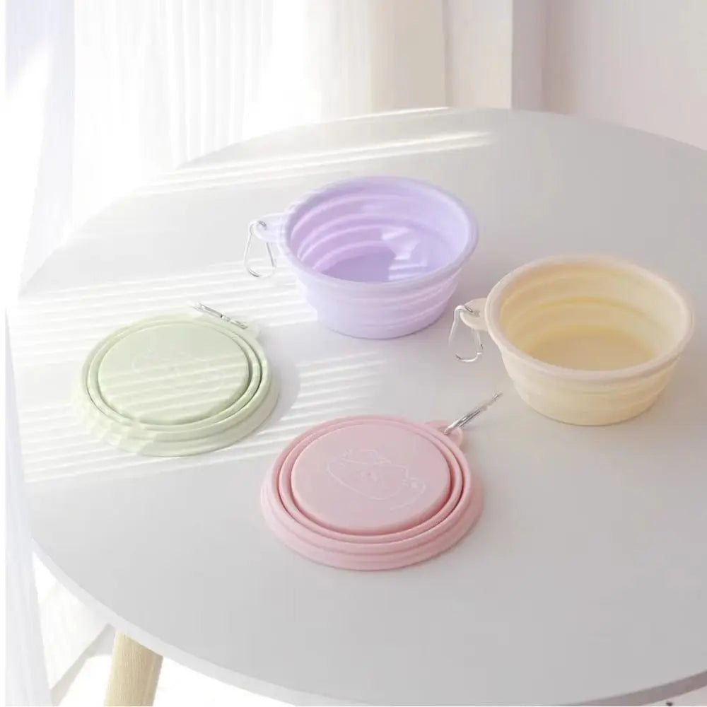 Collapsible Dog Bowl Multipurpose 350ml Large Capacity Puppy