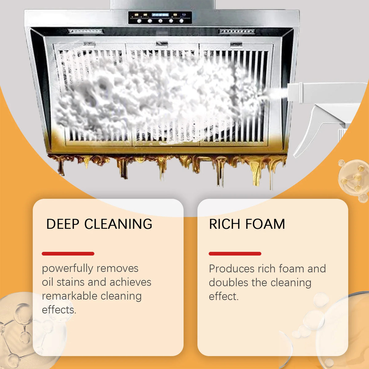 60ml All Purpose Cleaner Stove Remover Removes Oil
