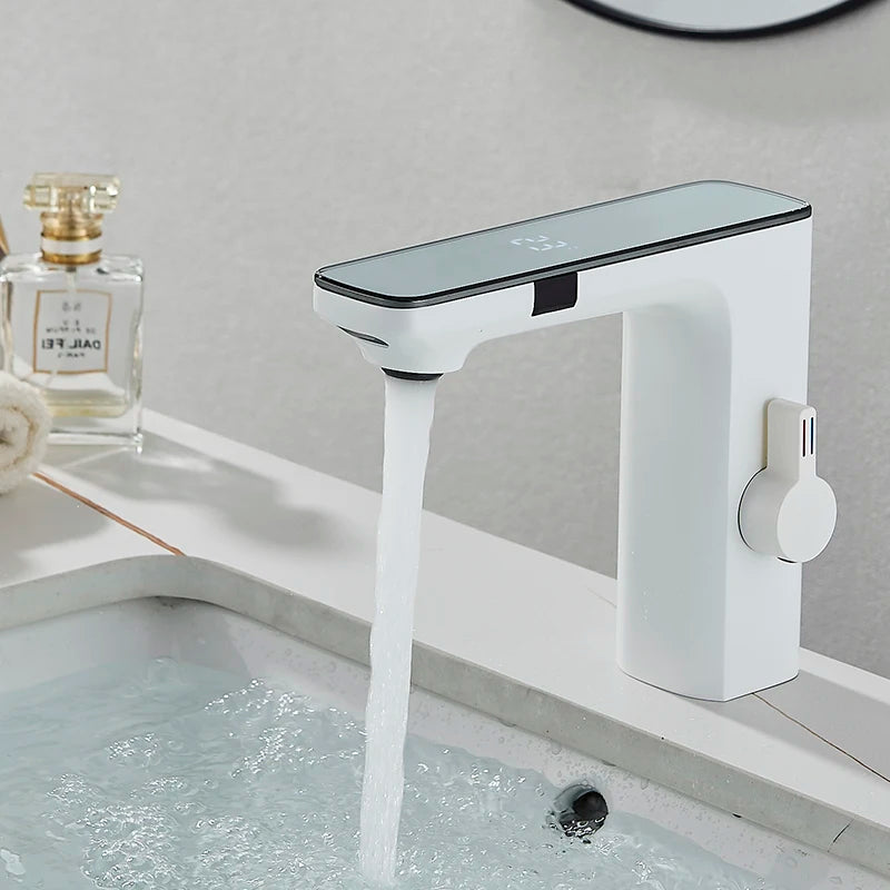 Smart Sensor Led Faucet Bathroom Basin Infrared Faucet