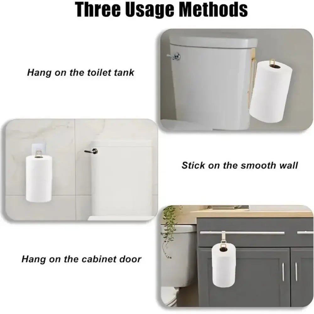 1pcs Wall Mounted Bathroom Organizer No Drill Paper