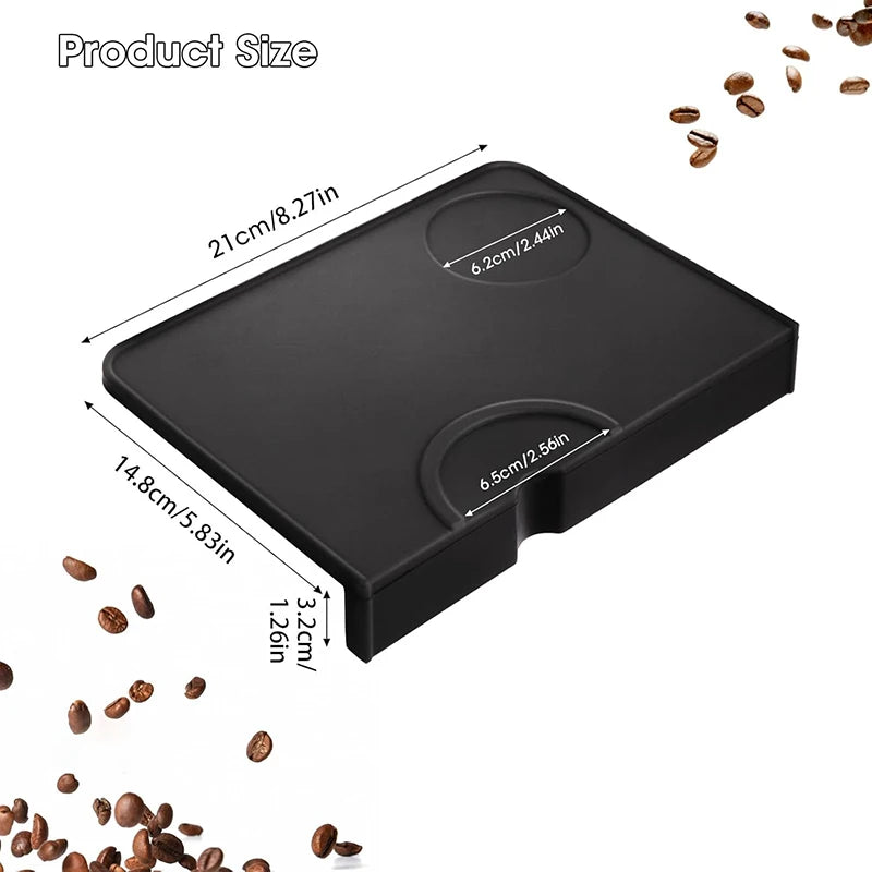 Silicone Coffee Tamper Mat Anti-Skid Espresso Silicone Mat