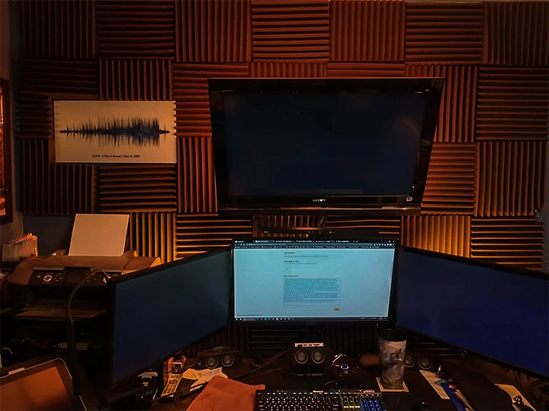 Touo Panel Soundproofing 6-48 Pack Studio Acoustic Foam