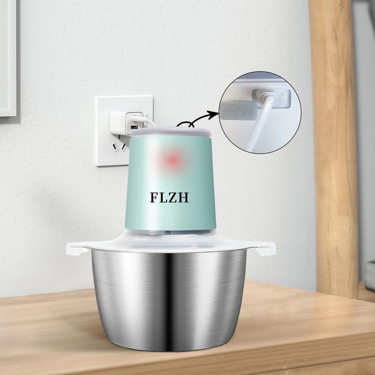 Food Chopper Food Processor Mini Electric 2l 148w