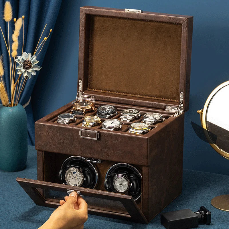 Watch Winders Mechanical Watches Automatic Rotator Holder Double