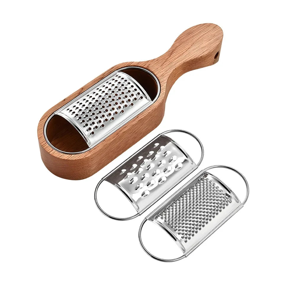 1set Stainless Steel Cheese Grater Slicer Lemon Zester