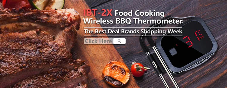 Inkbird Ibt-26s Wireless Meat Thermometer Wifi Digital Grill