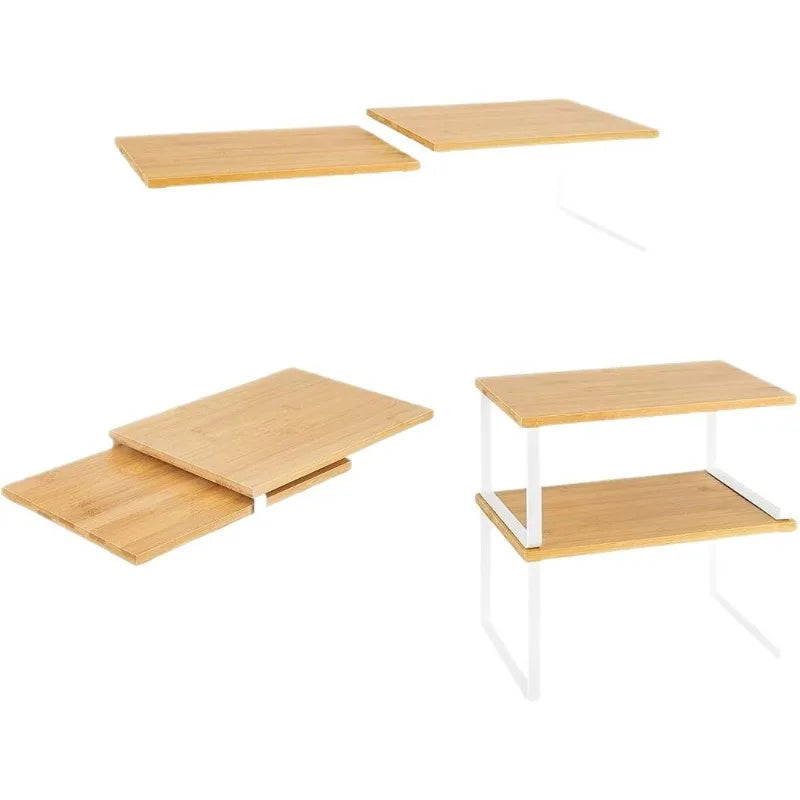 Space-Saving Countertop Organizer Office Closet Stackable Closet