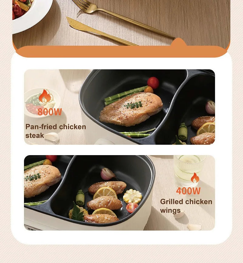 6l Double Liner Electric Pot Large Capacity Non-Stick