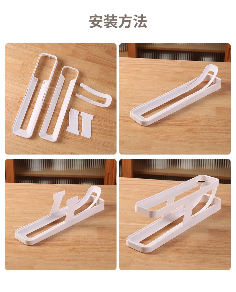 2-3 Tier Rolling Egg Storage Container Refrigerator Holds