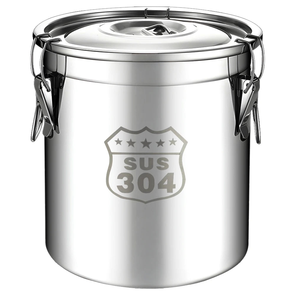 6/12/21/33l 304 Stainless Steel Food Storage Container Canister