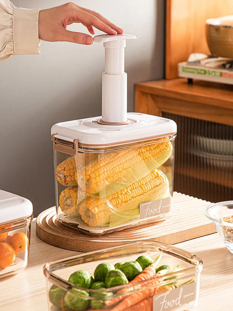 Food Vacuum Storage Box Fresh-Keeping Sealed Canister Large